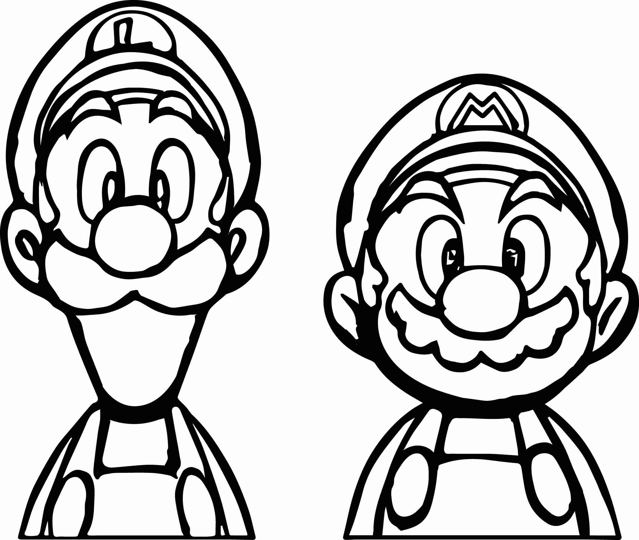 2216x1873 Mario Luigi Coloring Pages For Kids Free Simple And Page Olegratiy