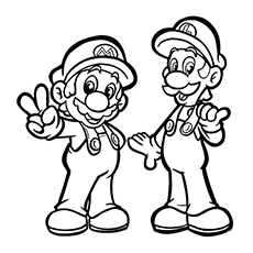 230x230 Top 20 Free Printable Super Mario Coloring Pages Online