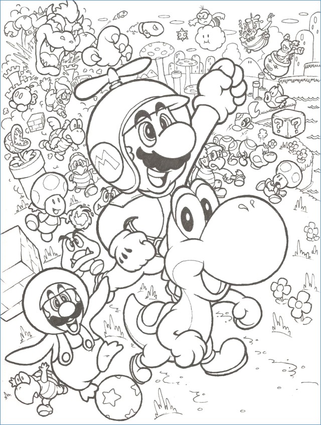 Baby Bowser Super Mario Bros Coloring Pages 640x847 Baby Bowser Super Mario Bros Coloring Pages