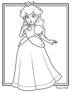Jimbo's Coloring Pages Princess Peach Coloring Page Super Mario 236x300 Jimbo's Coloring Pages Princess Peach Coloring Page Super Mario