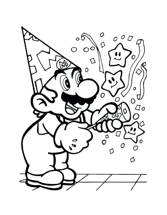 700x900 New Super Mario Bros Wii Coloring Pages To Print Super Bros