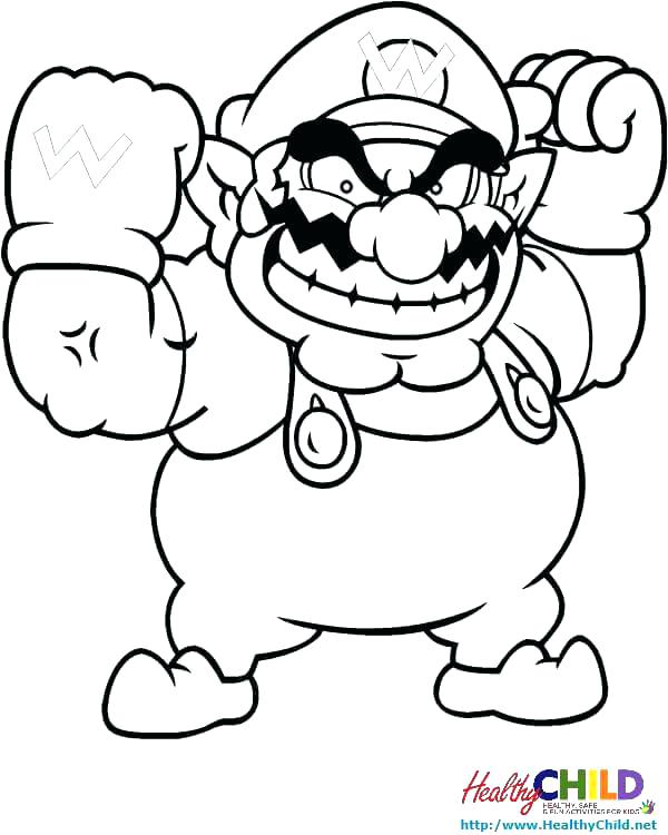 600x750 Super Mario Characters Coloring Pages Party Coloring Pages Super