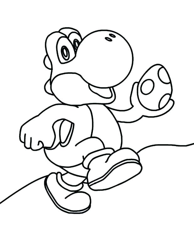 618x753 Yoshi Coloring Page Coloring Pages Mario Yoshi Coloring Pages