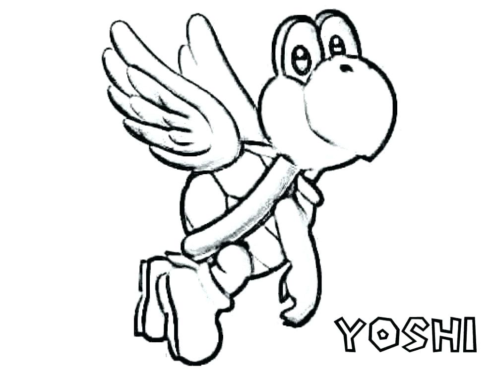 994x768 Yoshi Coloring Pages