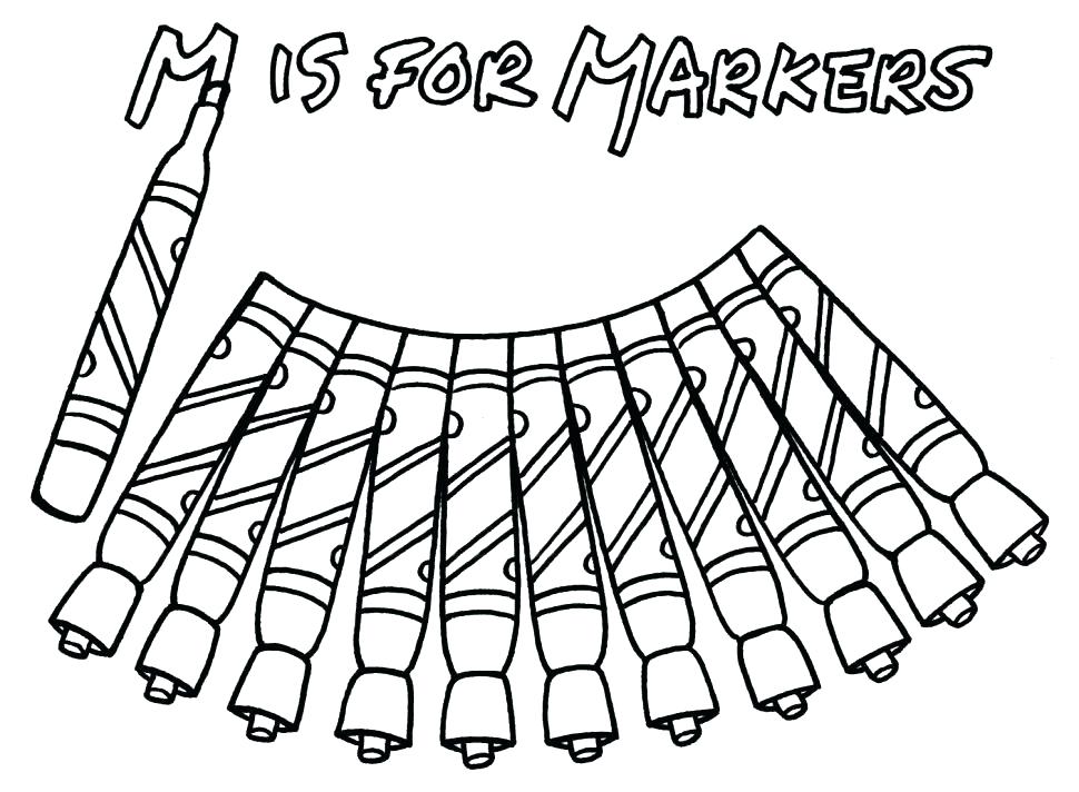 Markers Coloring Pages 13 970x712 Markers Coloring Pages 13