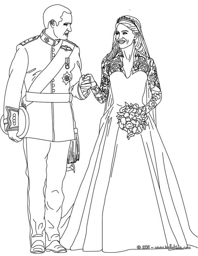 The Royal Wedding Coloring Pages 820x1060 The Royal Wedding Coloring Pages