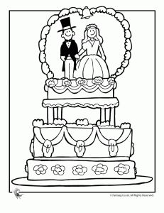 Fancy Wedding Cake Coloring Page Coloring Books Amp Pages 231x300 Fancy Wedding Cake Coloring Page Coloring Books Amp Pages