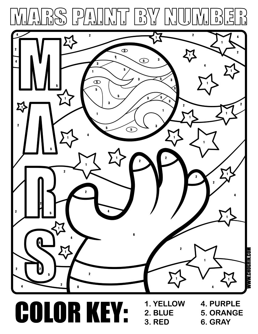 Mars Coloring Pages at GetColorings.com | Free printable colorings