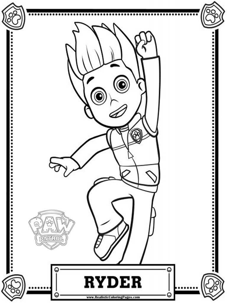 768x1024 Awesome Paw Patrol Marshall Coloring Page