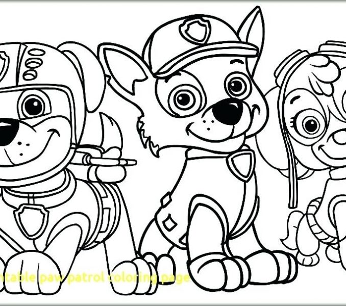 Marshall Paw Patrol Coloring Page at GetColorings.com | Free printable ...