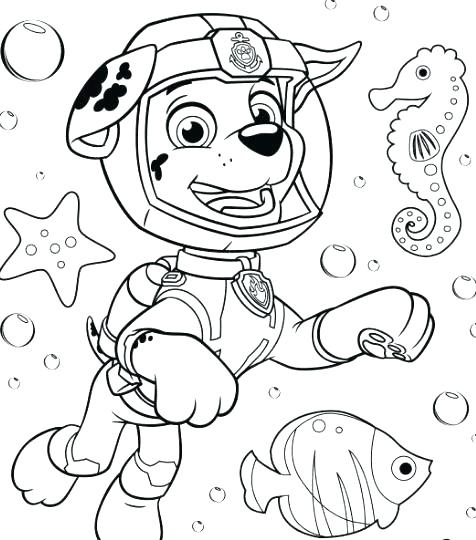 476x540 Paw Patrol Marshall Coloring Page Marshall Paw Patrol Coloring