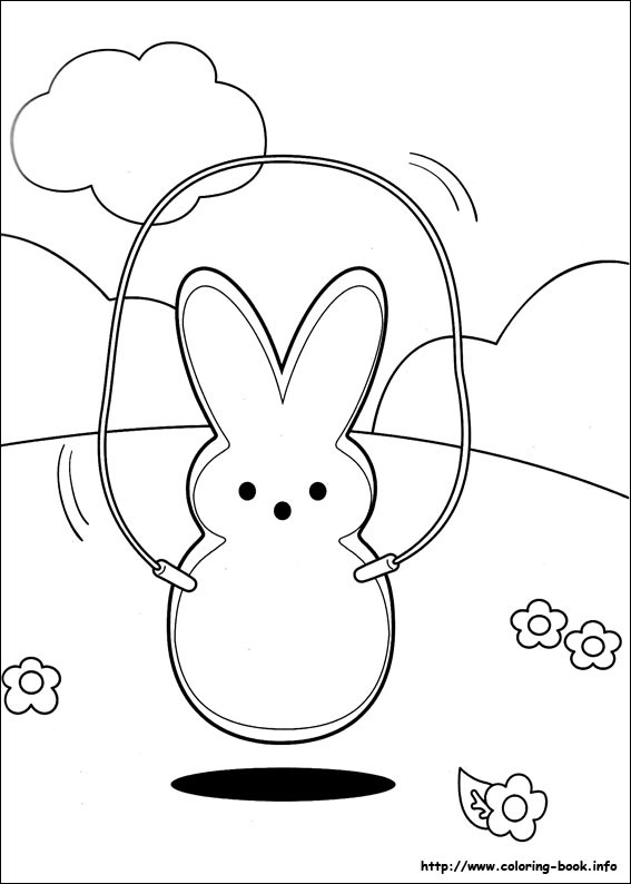 567x794 Marshmallow Peeps Coloring Pages On Coloring