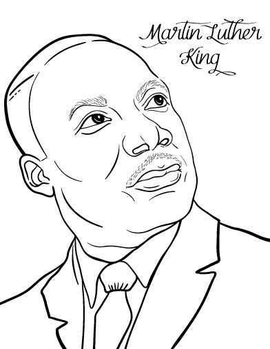392x507 Martin Luther King Jr Coloring Pages And Worksheets