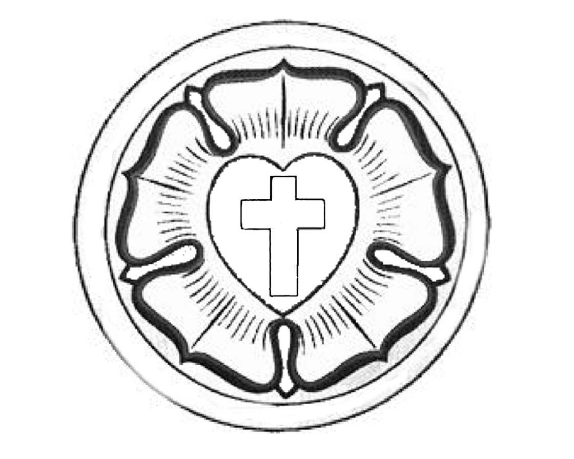 1120x896 Martin Luther Rose Coloring Page Church Banner Ideas