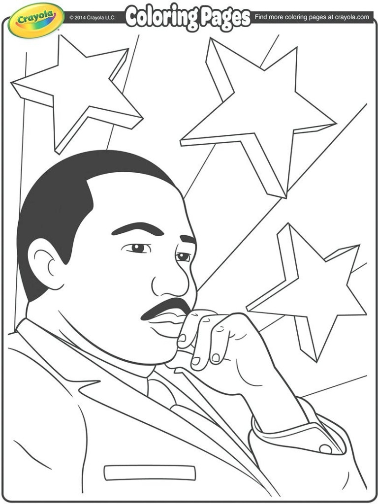 768x1024 The Perfect Martin Luther King Clipart Coloring Pages Famous Jr