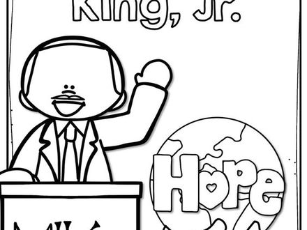 440x330 Martin Luther King Day Coloring Pages Ki On Mlk Coloring Pages