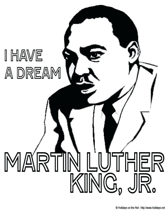 576x720 Mlk Day Coloring Pages Easy Printable Martin King Jr Coloring