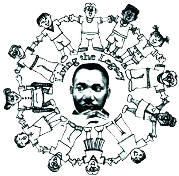 Martin Luther King Coloring Pages Jr Coloring Pages Martin King Jr 600x592 Martin Luther King Coloring Pages Jr Coloring Pages Martin King Jr