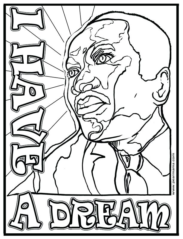 Coloring Pages Of Martin Luther King Jr Vanda 612x799 Coloring Pages Of Martin Luther King Jr Vanda
