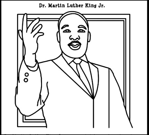 Dr King Coloring Pages Printable Mlk Coloring Pages Cute Martin 490x444 Dr King Coloring Pages Printable Mlk Coloring Pages Cute Martin
