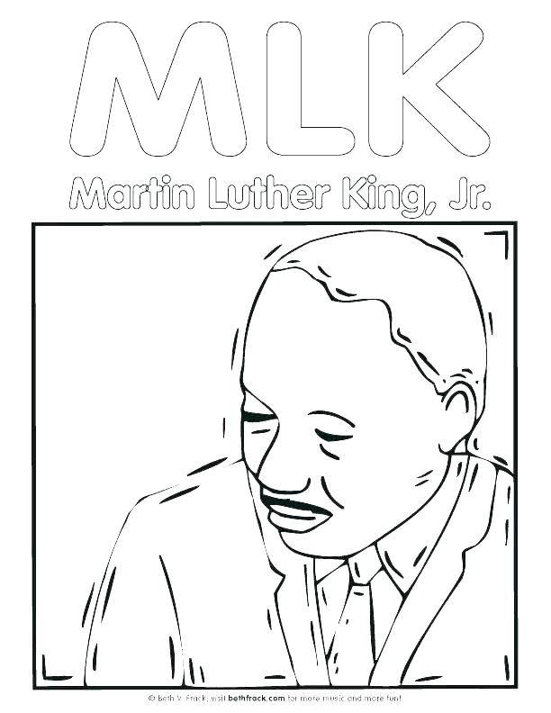 612x792 Martin Luther King Jr Coloring Pages