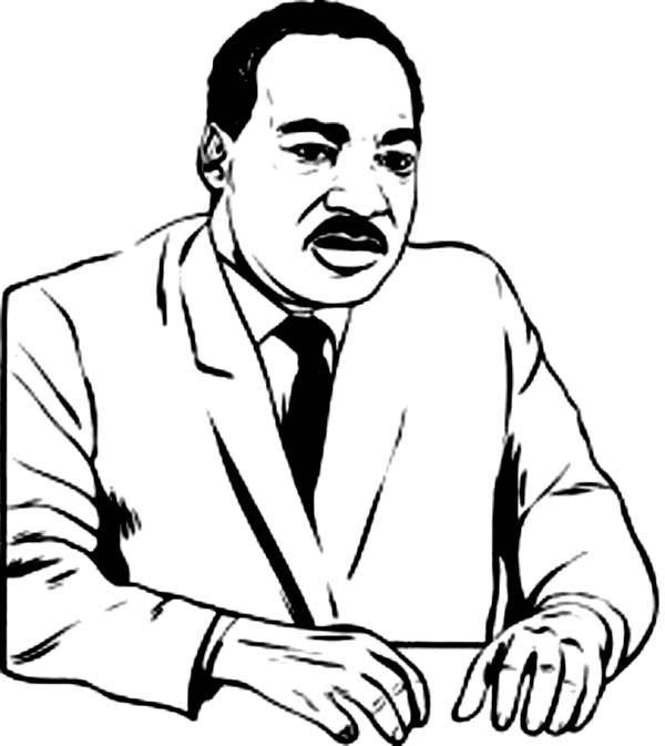 Martin Luther King Jr Day Coloring Pages