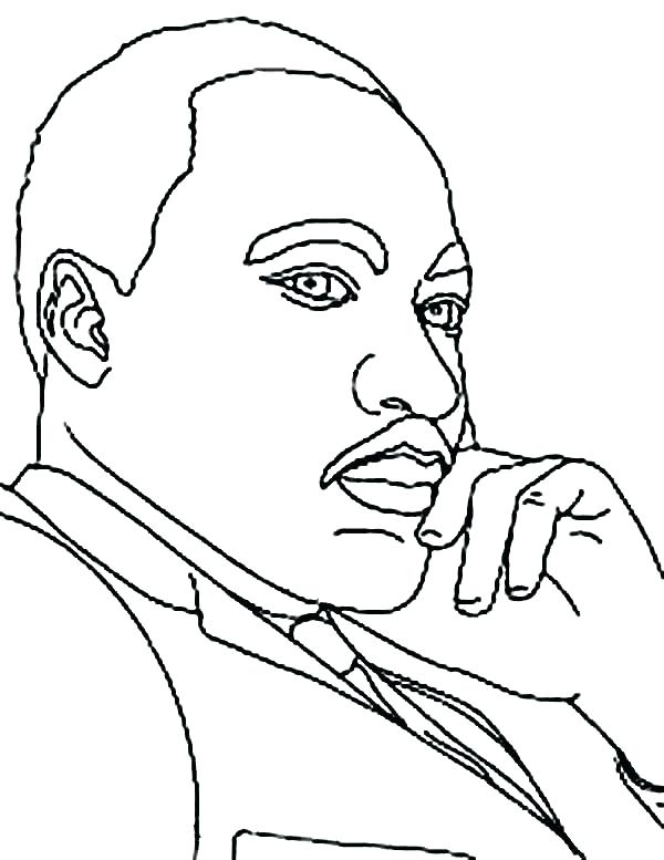 600x777 Mlk Coloring Sheets