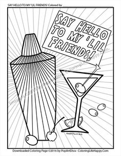 236x305 It's Party Time! Fun Balloon, Confetti And Streamer Filled Martini