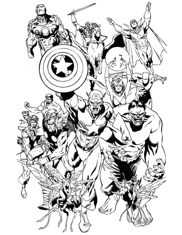 742x960 Marvel Coloring Pages Avengers Coloring Pages Marvel Superheroes