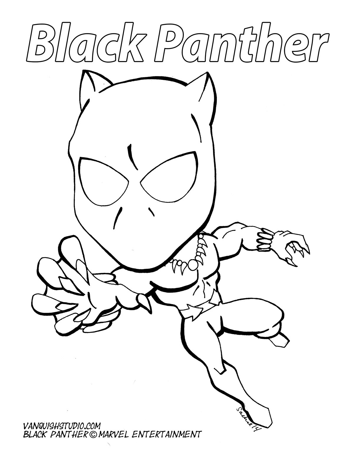 Coloring Pages Vanquish Studio Unbelievable Black Panther Page 1200x1553 Coloring Pages Vanquish Studio Unbelievable Black Panther Page