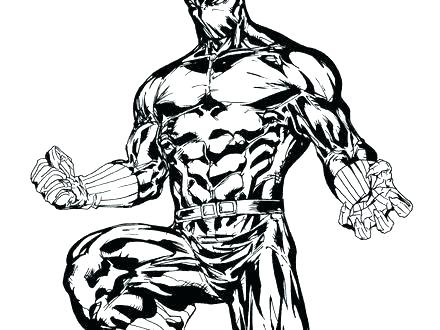 Panthers Coloring Pages Panther Coloring Page New Black Panther 440x330 Panthers Coloring Pages Panther Coloring Page New Black Panther