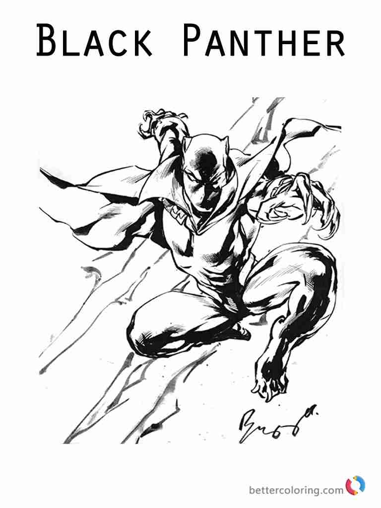 Black Panther Coloring Page Olegratiy 768x1024 Black Panther Coloring Page Olegratiy