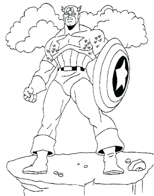 520x663 Marvel Characters Coloring Pages