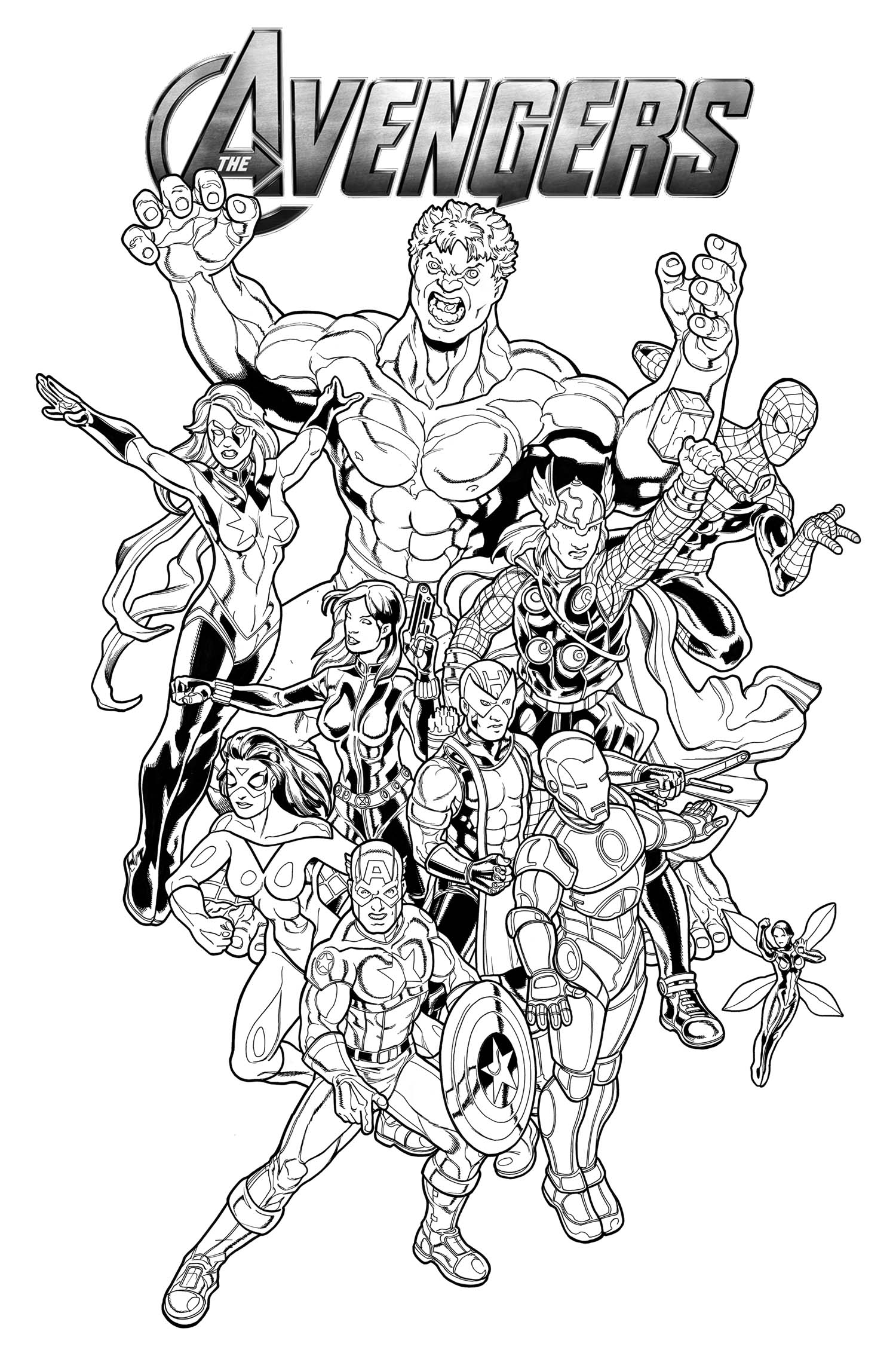 1500x2274 Marvel Coloring Pages The Sun Flower Pages