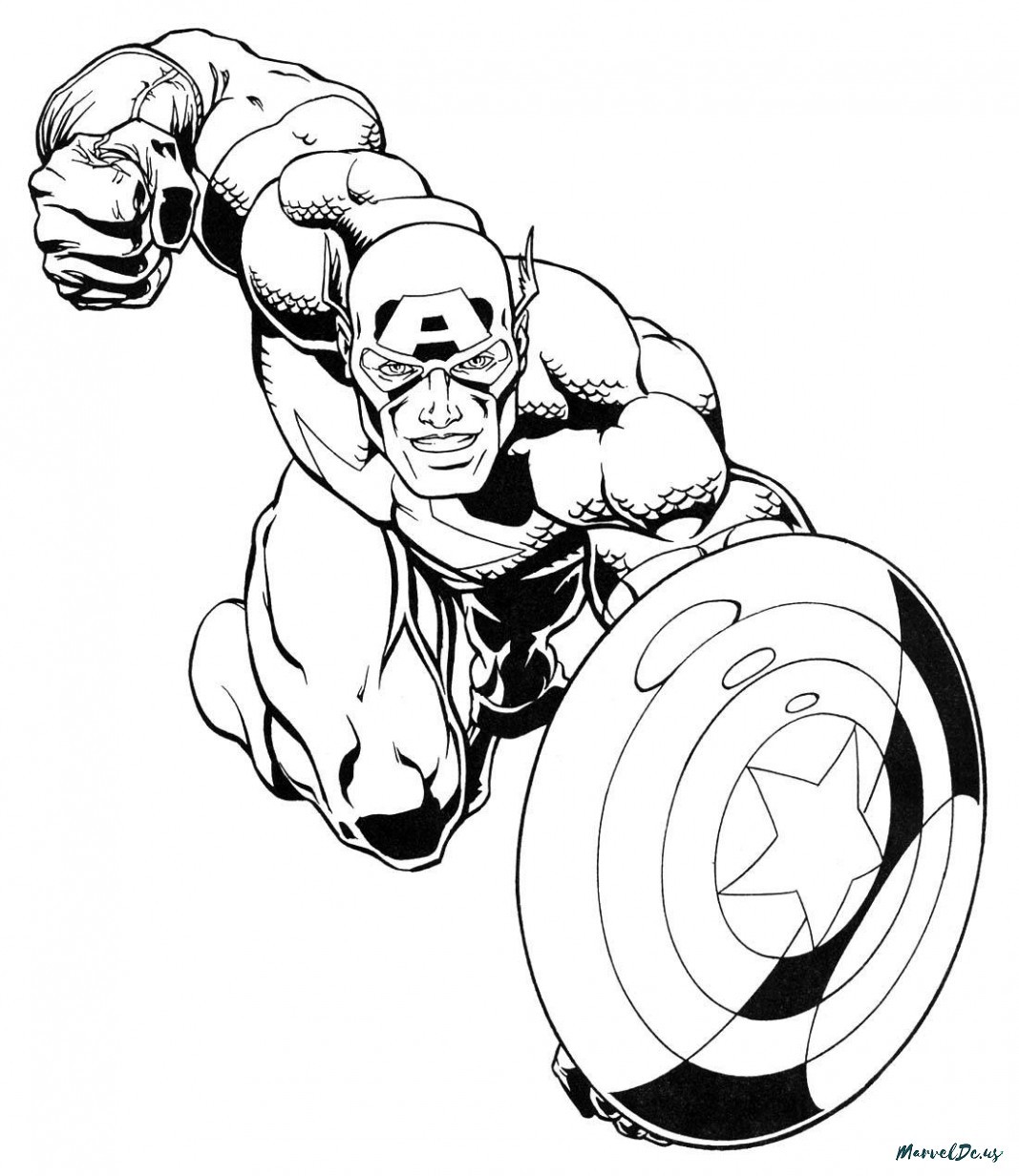 Marvel Coloring Pages For Adults - Marvel Coloring Pages For Adults 1