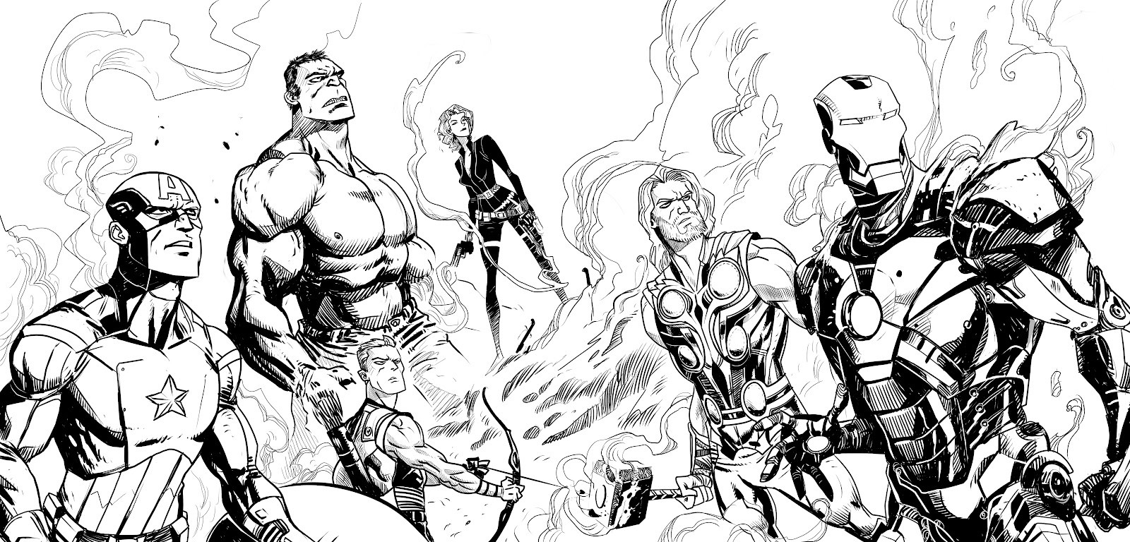 Marvel Avengers Coloring Pages 1600x768 Marvel Avengers Coloring Pages
