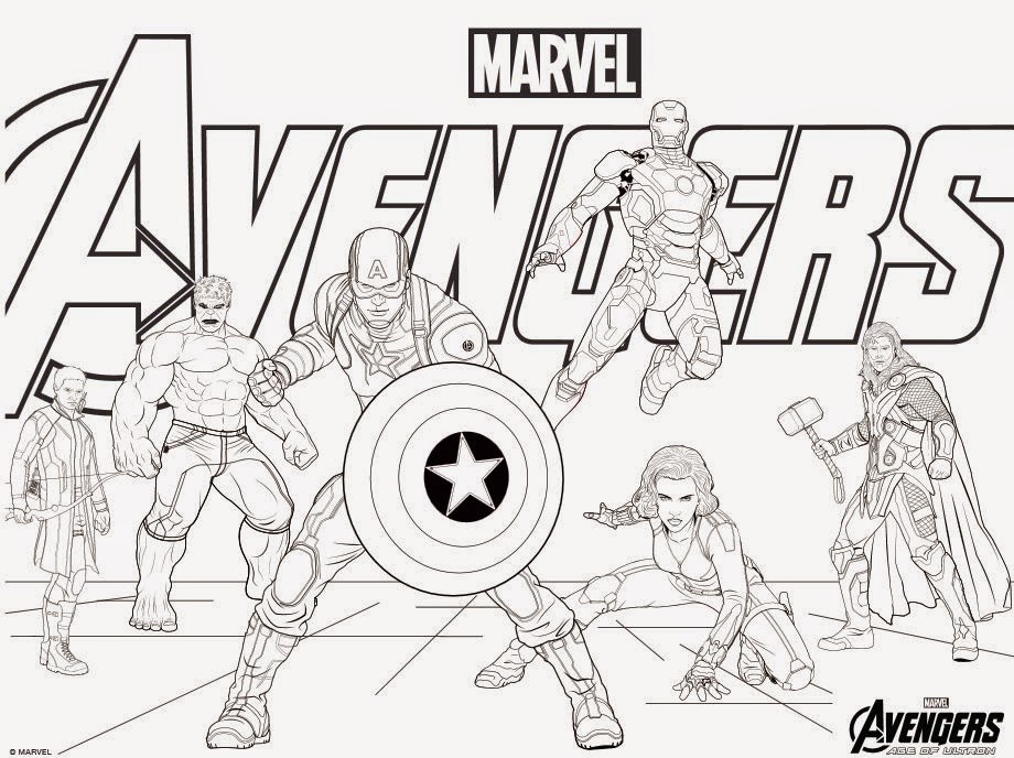 Marvel Colouring Pages 920x688 Marvel Colouring Pages