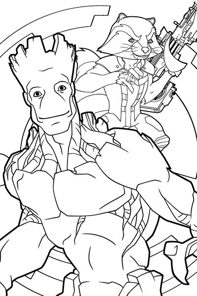 400x600 Marvel Superhero Coloring Pages 13