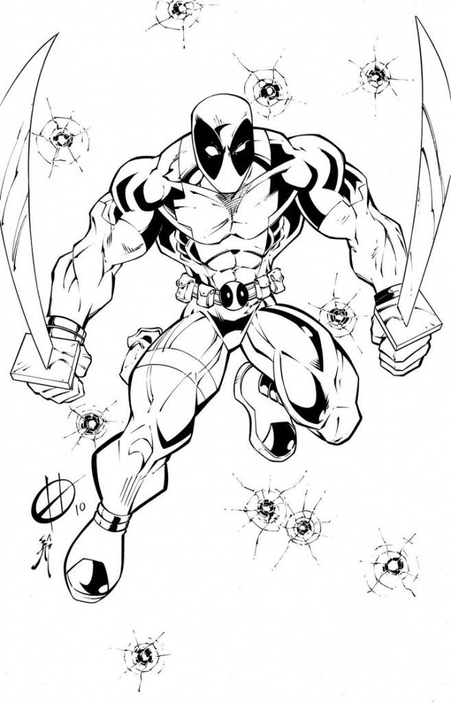 Free Printable Deadpool Coloring Pages For Kids 657x1024 Free Printable Deadpool Coloring Pages For Kids