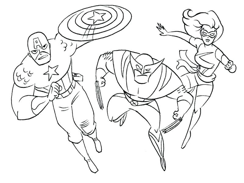 800x600 Marvel Superhero Color Pages Printable Superhero Coloring Pages