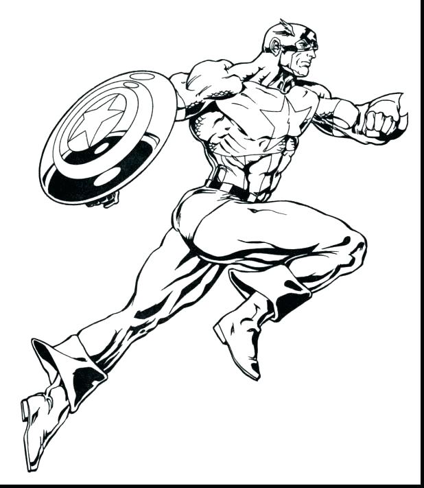 Superhero Free Coloring Pages 618x711 Superhero Free Coloring Pages