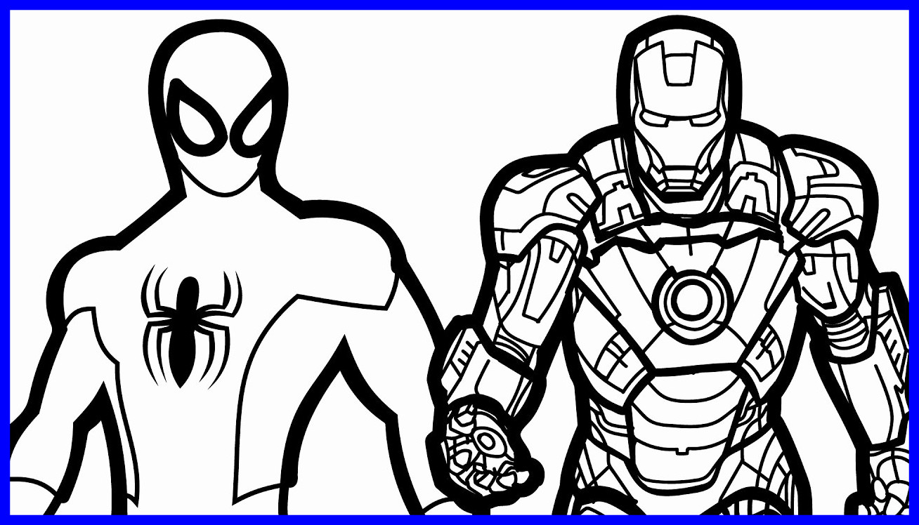 1308x748 Incredible Iron Man Coloring Pages Ironman For Kids Pic