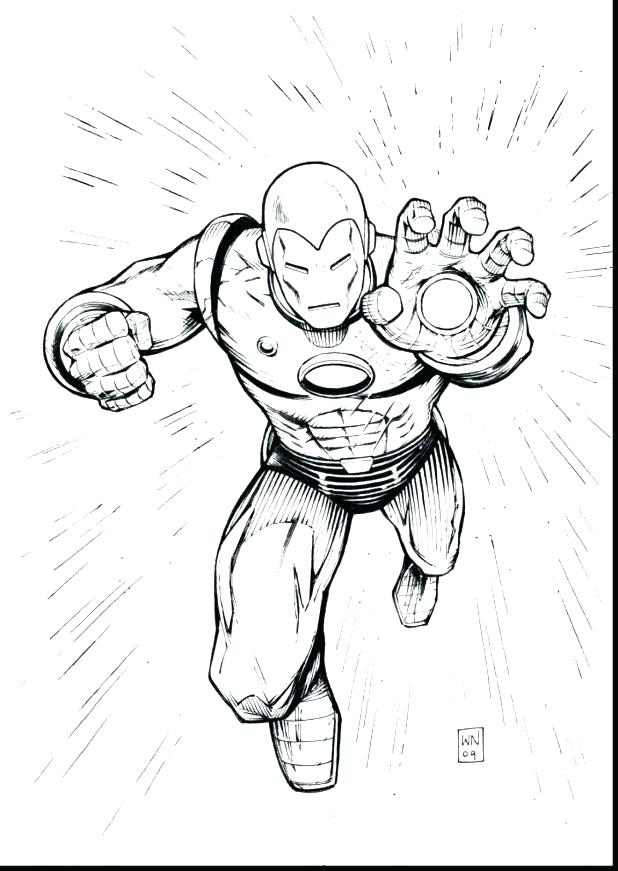618x871 War Machine Coloring Pages Iron Man And Gun Coloring Pages Free