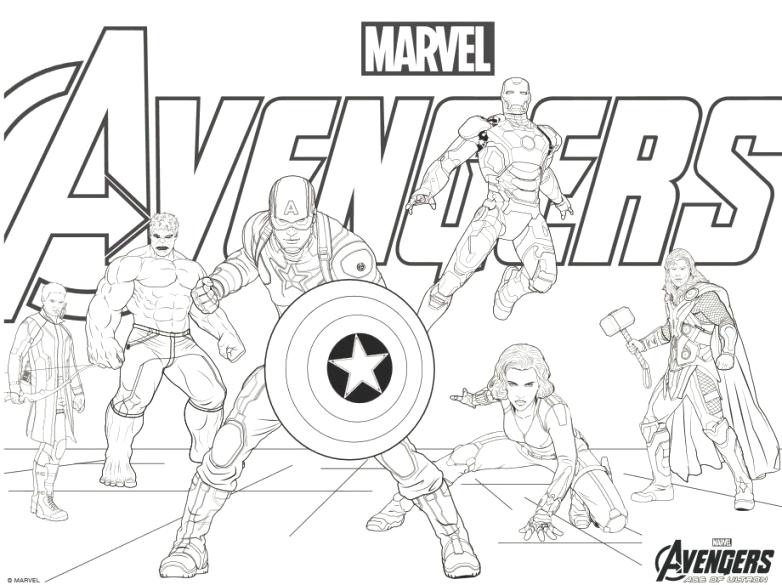 782x585 Avengers Coloring Pages Free Printable Archives Best Coloring
