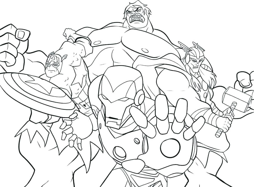 Marvel Superhero Coloring Pages Printable at GetColorings.com | Free ...