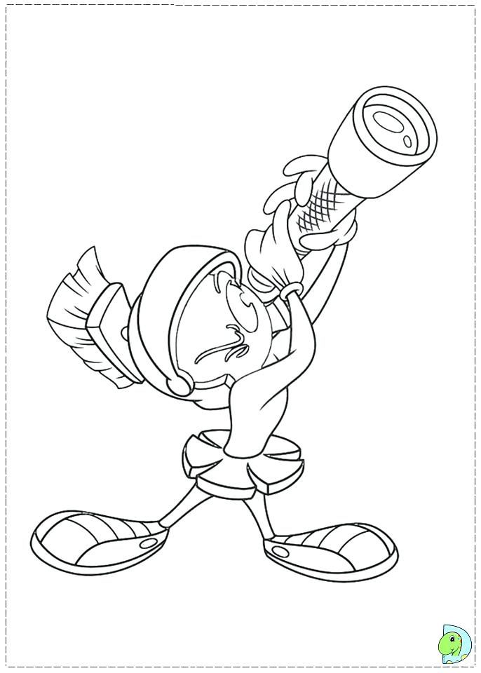 Marvin Martian Coloring Pages at GetColorings.com | Free printable ...
