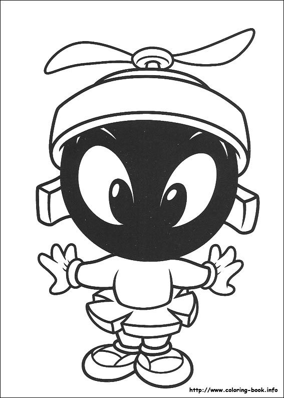 567x794 Baby Looney Tunes Coloring Picture.