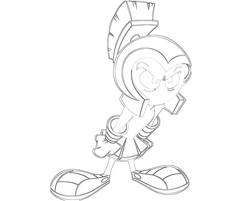 Marvin The Martian Coloring Pages at GetColorings.com | Free printable ...