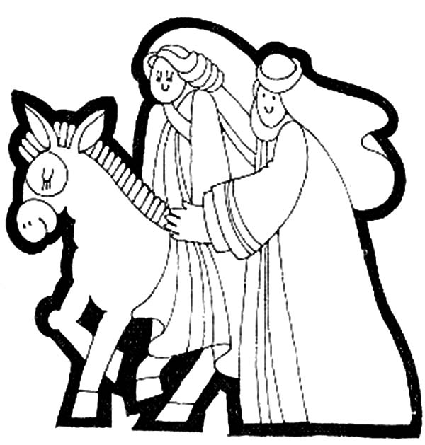 Mary And Joseph Coloring Pages For Kids at GetColorings.com | Free ...