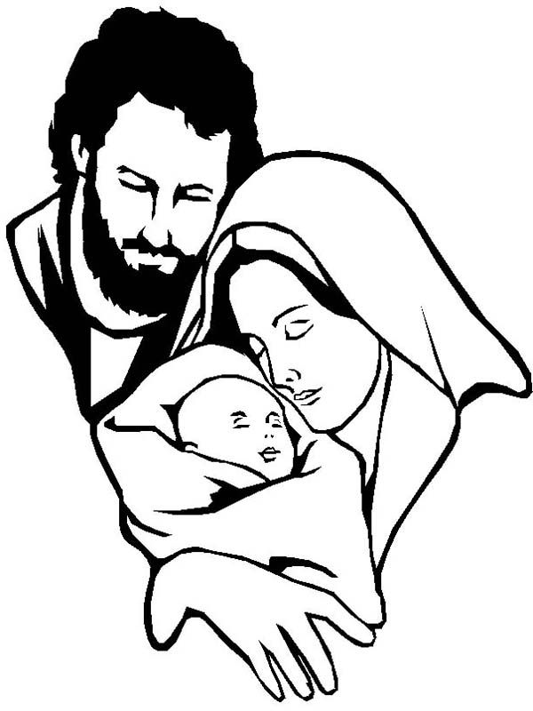 Mary And Joseph Coloring Pages For Kids at GetColorings.com | Free ...